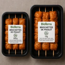 Brochettes de poulet BioTerra